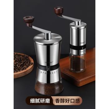 磨豆機咖啡豆研磨機手動咖啡豆研磨機手搖磨豆器咖啡磨咖啡器具