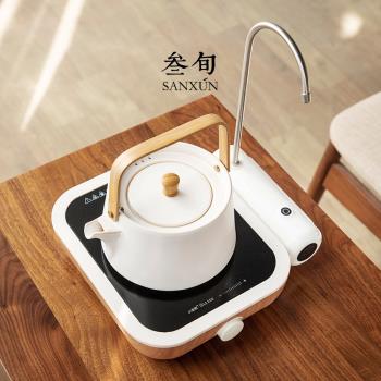 叄旬 幾度電陶爐全自動煮茶器家用小型蒸茶電熱爐日式陶瓷燒水壺