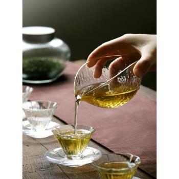 九土玻璃公道杯分茶器日式茶海配件茶器新款勻杯功夫茶具高檔