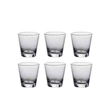 九土日式水杯套裝手工錘紋厚底玻璃水杯家用啤酒果汁飲料杯咖啡杯