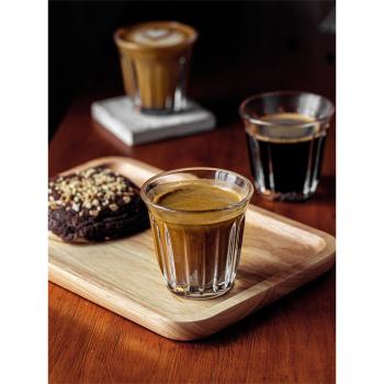 MHW轟炸機玻璃杯 澳白杯拿鐵單品咖啡杯 耐高溫防燙透明Dirty杯子