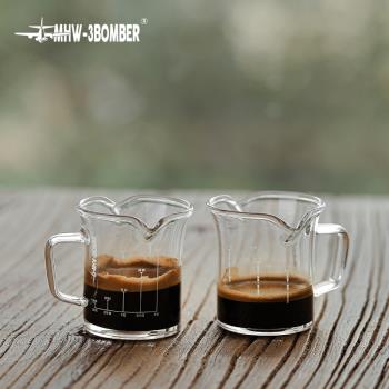 MHW-3BOMBER轟炸機意式雙嘴量杯 玻璃小奶盅 shot杯 濃縮杯盎司杯
