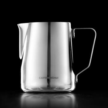CAFEDE KONA拉花杯不銹鋼加厚奶泡缸器具花式咖啡拉花缸300 600ml