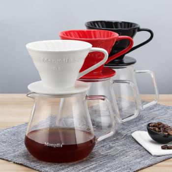 v60陶瓷過濾器手沖套裝組合咖啡