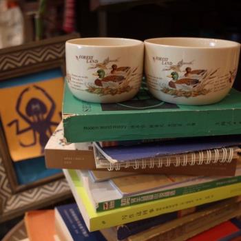 日本旅行集市淘回中古復古vintage鴨子咖啡杯