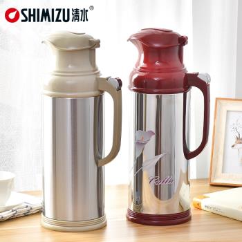 清水保溫瓶不銹鋼暖水瓶玻璃內膽暖瓶結婚暖壺家用大容量熱水瓶