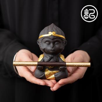 記今朝【金箍棒茶刀】黑檀木花梨木普洱茶針翹茶餅茶具用品配件