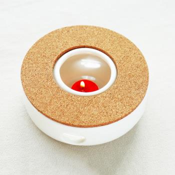 歐式茶道陶瓷蠟燭耐熱防爆玻璃壺花草功夫茶具加熱保溫熱菜爐底座