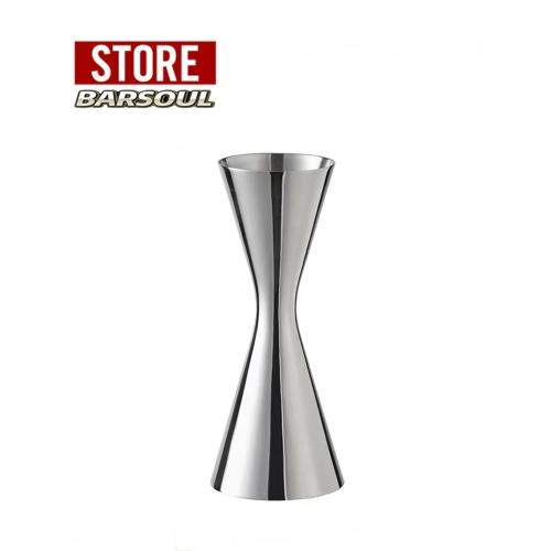 BARSOUL國際一體式防摔斷量酒器卷邊雙頭盎司器304不銹鋼安士器