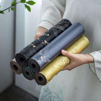 中式錦緞茶席桌布復古日式禪意茶桌墊子高階布藝泡茶隔熱茶幾桌旗