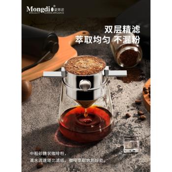 Mongdio咖啡濾網過濾紙掛耳咖啡濾杯免濾紙不銹鋼手沖咖啡過濾器