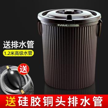 茶水桶茶臺泡茶葉排水專用垃圾桶茶渣桶大號茶具桌茶幾廢水桶茶桶