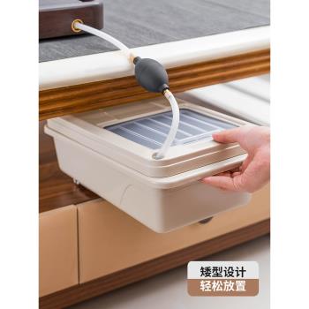 茶水桶廢水桶茶幾茶具排水小號扁接茶盤茶臺垃圾桶茶桶茶渣桶矮款
