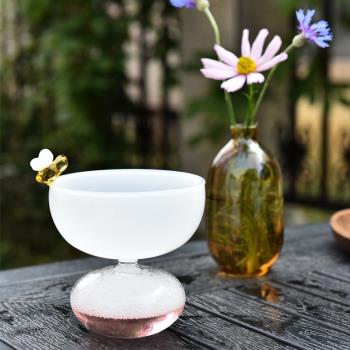 創意ins風泡芙玻璃冰淇淋杯