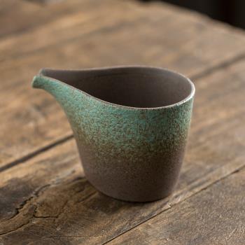 碌心 復古風分茶器 中式粗陶公道杯 陶瓷分茶器 茶海均杯功夫茶具