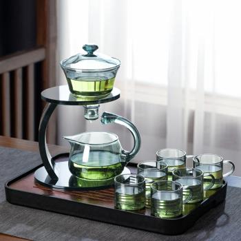 懶人泡茶神器高階全自動網紅玻璃功夫茶具套裝家用輕奢高檔2022款