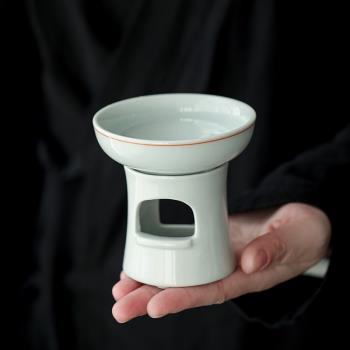 復古青瓷茶慮套裝功夫茶具茶漏套裝陶瓷過濾器茶隔分茶器茶道配件