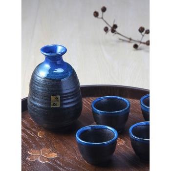 [可可屋]日本進口美濃燒酒杯酒壺套裝家用清酒酒具一壺四杯套裝