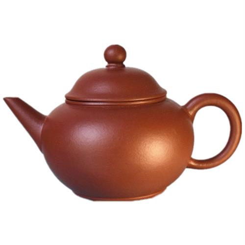 宜興原礦紫砂朱泥孟臣水平壺潮汕工夫茶壺容量120CC三杯家用茶具|茶壺