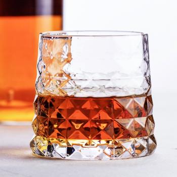 日式Chamvin稜鏡威士忌杯酒杯PRISM杯子 酒吧北歐ins風輕奢玻璃杯