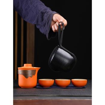 便攜式戶外露營全套高階旅行茶具