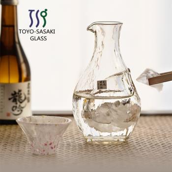 日本進口東洋佐佐木水晶玻璃清酒溫酒壺日式冷酒壺送禮酒具禮品