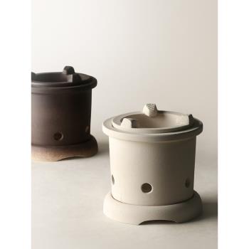 戲陶復古陶泥炭爐戶外煮茶器功夫茶爐禪意風爐泥爐家用溫茶爐煮茶