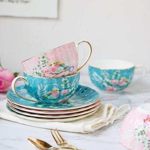 骨瓷咖啡杯奢華紅茶杯子ins風現代咖啡套具英式創意下午茶茶具套