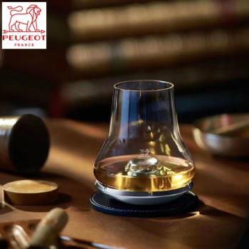 法國進口Peugeot標致 創意威士忌聞香杯專業水晶玻璃品鑒杯洋酒杯
