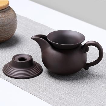 茶漏茶濾茶葉過濾網泡茶器分離器茶隔公道杯一體功夫超密紫砂原礦