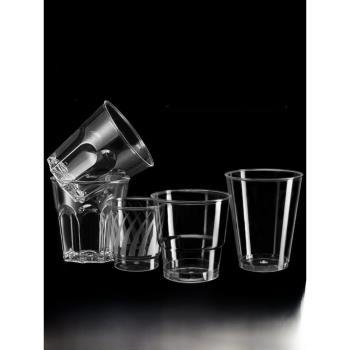 一次性塑膠家用透明加硬航空杯