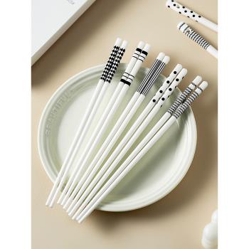 onlycook可消毒陶瓷筷子勺子套裝家用餐具防黴一人一筷耐高溫公筷
