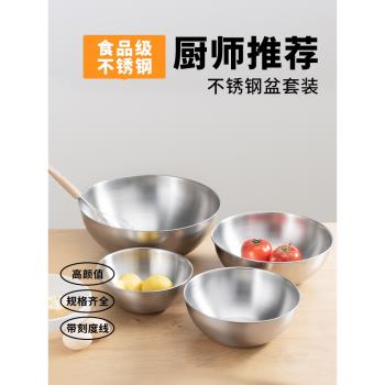 國風家用廚房揉麵瀝水籃不銹鋼