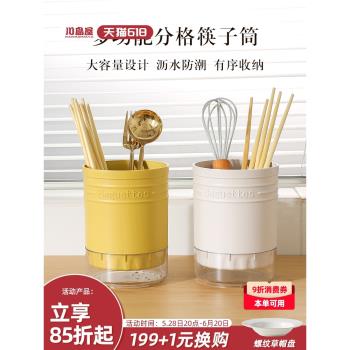 川島屋廚房壁掛餐具收納盒筷子筒