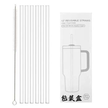 適合Stanley保溫杯史丹利車載杯Tritan材質吸管40oz相容30OZ