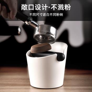 加厚半自動咖啡渣桶敲渣桶粉渣盒防滑敲渣槽咖啡器具收納工具家用