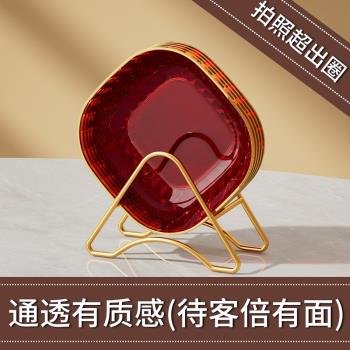比一次性餐盤好！環保餐具蛋糕盤子非紙盤塑膠野餐盤商用可降解盤