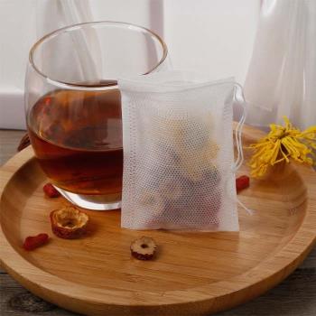 300片9*10無紡布泡茶袋煲湯過濾袋小號煮茶袋一次性茶包袋調料袋