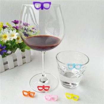 眼鏡酒杯標記酒吧KTV杯子區分標記杯子標識器wine glass markers
