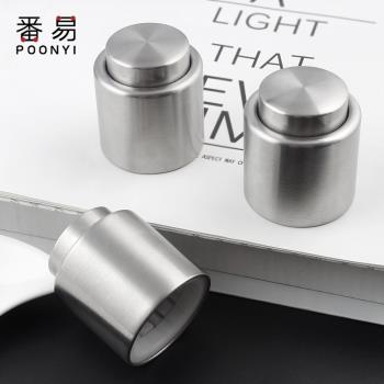 家用不銹鋼抽真空創意紅酒瓶塞