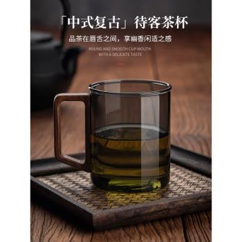 蘇寧泡茶杯子玻璃水杯男款家用喝水高硼矽耐高溫高檔功夫茶具2112