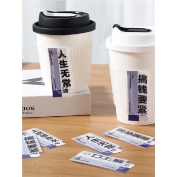 一次性咖啡奶茶豆漿熱飲紙杯加厚外賣打包杯子商用帶防漏蓋紙杯
