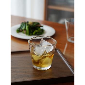 然而家 Drity咖啡杯不規則玻璃杯OCEAN耐熱甜品冰美式威士忌酒杯