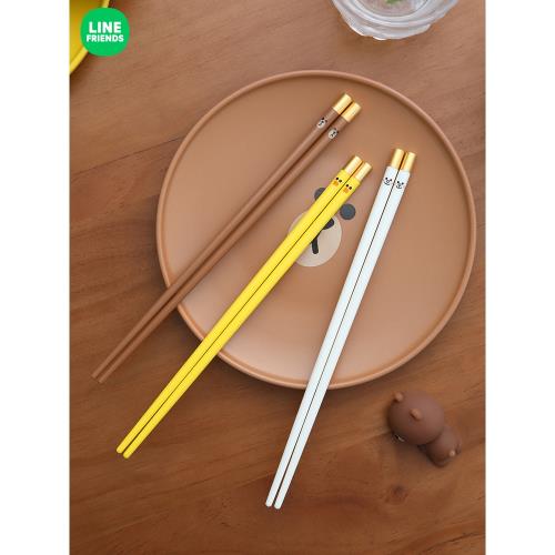 陶瓷可愛筷子家庭2025新款家用一人一筷霉防滑耐高溫情侶單雙三口