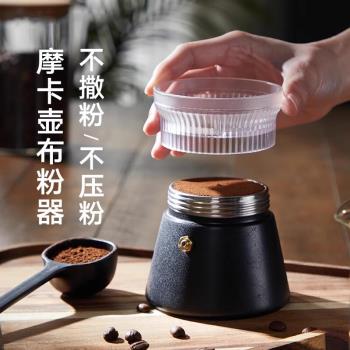 咖啡旋轉單雙閥通用布粉器