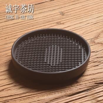 矽膠紫砂壺墊 杯墊 養壺墊幹泡臺壺排水託茶盤壺承功夫茶具零配件