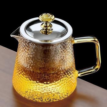 玻璃茶壺泡茶器家用套裝功夫加厚耐高溫茶具茶水分離2024新款茶杯
