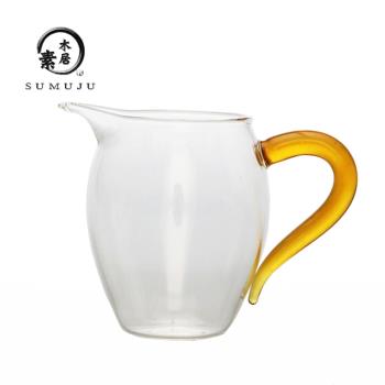 耐熱高溫加厚玻璃公道杯泡茶分茶器公杯茶漏茶海功夫茶具大號龍膽