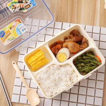 多格飯盒分格便當盒微波爐加熱成人分隔餐盒學生餐日式壽司盒餐具