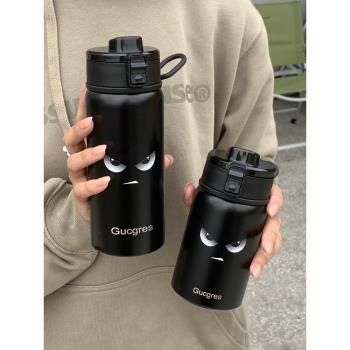 簡約保溫杯女大容量帶茶漏水杯高顏值創意隨行喝水杯子便攜咖啡杯